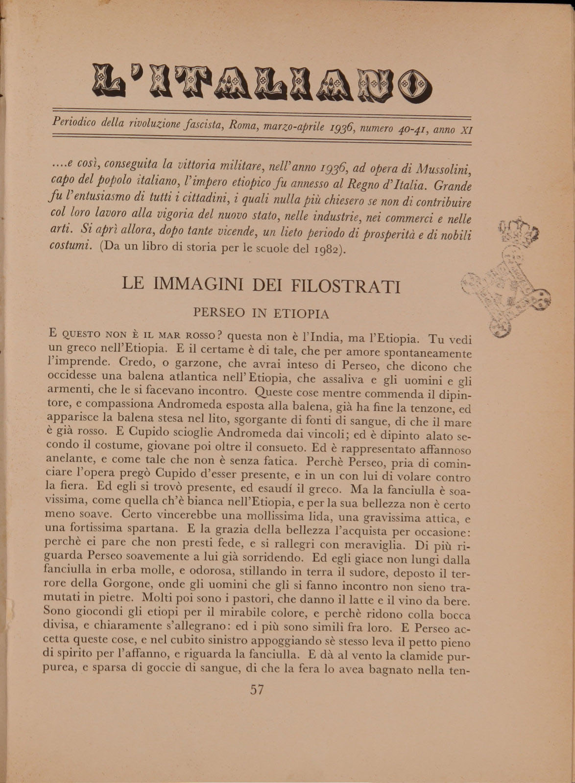L'Italiano - 11 (1936), n. 40-41, p. 81